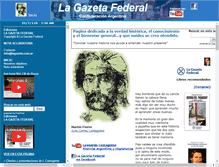 Tablet Screenshot of lagazeta.com.ar